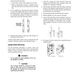 Clark C15G, C18G, C30G, C33G , C35G Forklift Service Repair Manual (4G63 GAS Engine) - Image 5