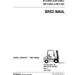 Clark CMP20S, CMP20SD, CMP20SL, CMP20SG Forklift Service Repair Manual - Image 2