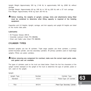 Clark SF15SLC, SF18SLC, SF20SLC Forklift Service Repair Manual - Image 5