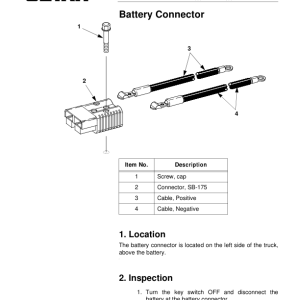 Clark EWP45 Electric Low-Lift Pallet Trucks Service Repair Manual - Image 5