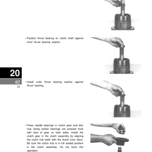 Clark SF50L, SF60L, SF70L, SF75SL Forklift Service Repair Manual - Image 5