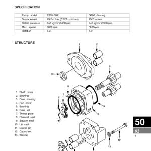 Clark SF50D, SF60D, SF70D, SF75SD Forklift Service Repair Manual - Image 5