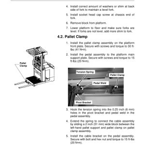 Clark OP15X Forklift Service Repair Manual - Image 3