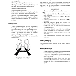 Clark EPX16, EPX18, EPX20s Forklift Service Repair Manual - Image 5