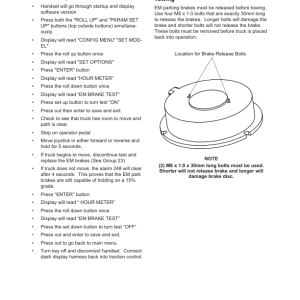 Clark ESX12, ESX15, ESX15S, ESX17, ESX20, ESX22, ESX25 Forklift Service Repair Manual - Image 5