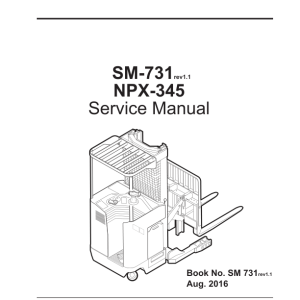 Clark NPX15D, NPX17, NPX20, NPX22 Lift Truck Service Repair Manual - Image 1