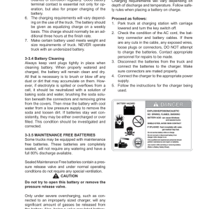 Clark WSTX33 Lift Truck Service Repair Manual - Image 4