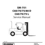 Clark C60D, C70D, C75D, C80D, C60L, C70L, C75L Forklift Service Repair Manual (IVECO, DEUTZ, GM 4.3L Engine) - Image 1