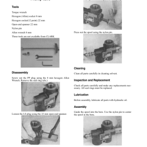 Clark GEX16, GTX16, GEX18, GTX18, GEX20S, GTX20S Forklift Service Repair Manual - Image 5