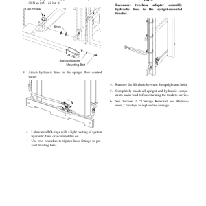 Clark SSX12, SSX16, SSX18 Straddle Stacker Service Repair Manual - Image 5