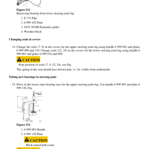 Volvo A25 4x4 BM Articulated Dump Truck Repair Service Manual - Image 3