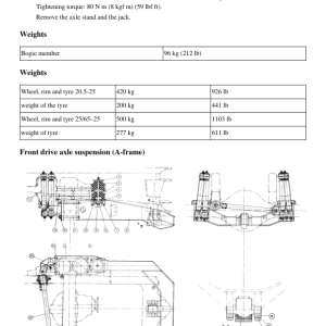 Volvo A25 4x4 BM Articulated Dump Truck Repair Service Manual - Image 4