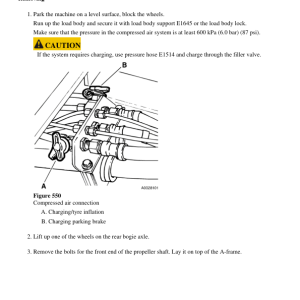 Volvo A25C 4x4 Articulated Dump Truck Repair Service Manual - Image 4