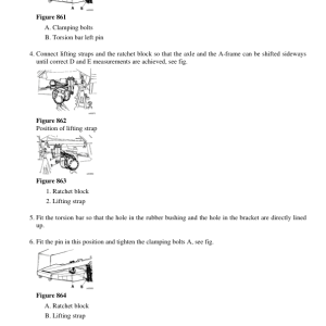 Volvo A25C 4x4 BM Articulated Dump Truck Repair Service Manual - Image 4