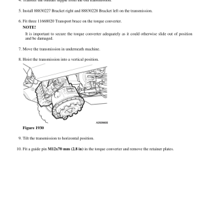 Volvo A25D 4x4 Articulated Dump Truck Repair Service Manual - Image 3