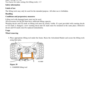 Volvo A25E 4x4 Articulated Dump Truck Repair Service Manual - Image 5