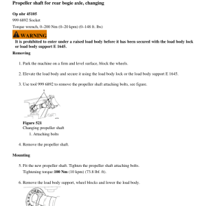 Volvo A35 BM Articulated Dump Truck Repair Service Manual - Image 3