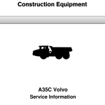 Volvo A35C Articulated Dump Truck Repair Service Manual - Image 1