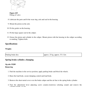 Volvo A40 BM Articulated Dump Truck Repair Service Manual - Image 4