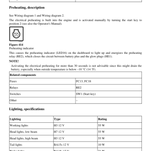 Volvo BL70 Backhoe Loader Repair Service Manual - Image 3