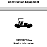 Volvo DD128C Asphalt Compactors Repair Service Manual - Image 1