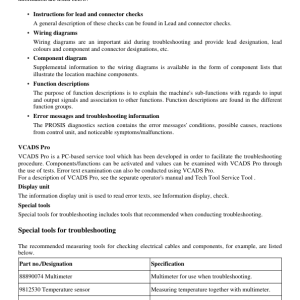 Volvo EC80D Compact Excavator Repair Service Manual - Image 3