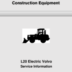 Volvo L20 Electric Compact Wheel Loader Repair Service Manual - Image 1