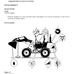 Volvo L25B Compact Wheel Loader Repair Service Manual - Image 4