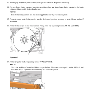 Volvo L45F Compact Wheel Loader Repair Service Manual - Image 4