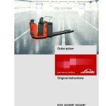 Linde N20, N24 Order Picker Type 132 Repair Service Manual - Image 2