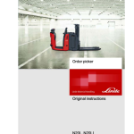 Linde N20L, N20LI Order Picker Type 132 Repair Service Manual - Image 2