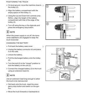 Linde N20L, N20LI Order Picker Type 132 Repair Service Manual - Image 5