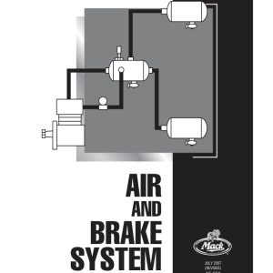 Mack Class 8 Highway Chassis Air & Brakes System Service Manual