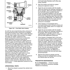 Mack Class 8 Highway Chassis Air & Brakes System Service Manual - Image 3