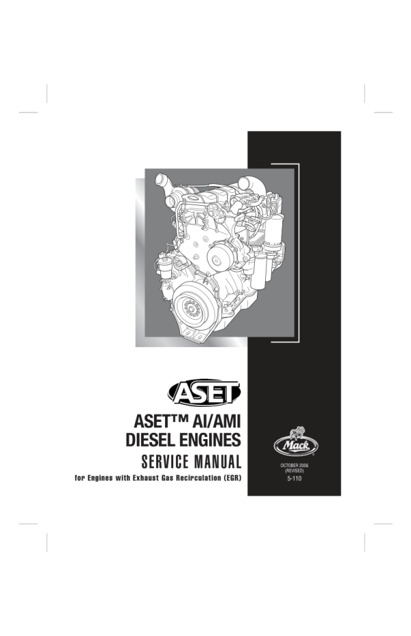 Mack ASET-AI AMI (IEGR) Engine Service Manual