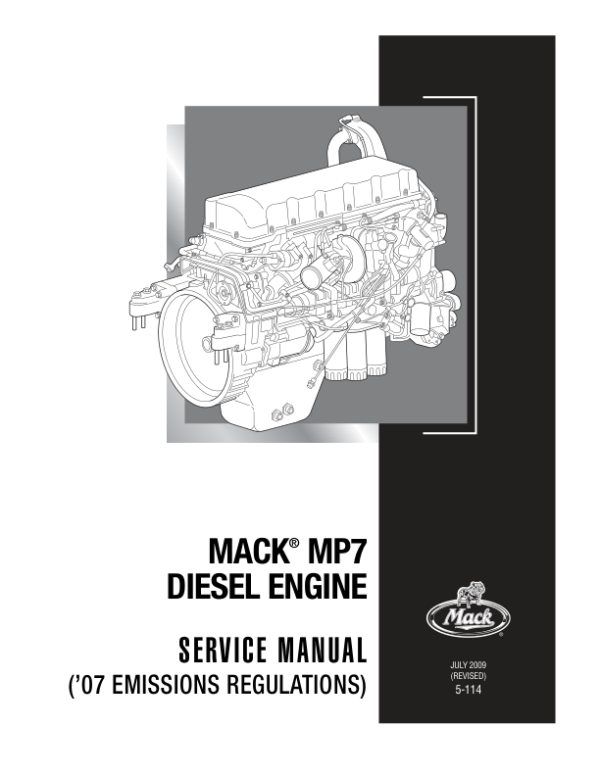 Mack MP7 Diesel Engine Service Manual