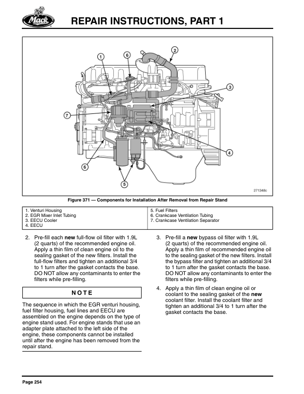 Mack MP7 Diesel Engine Service Manual