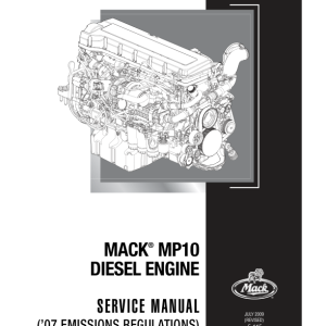 Mack MP10 Diesel Engine Service Manual