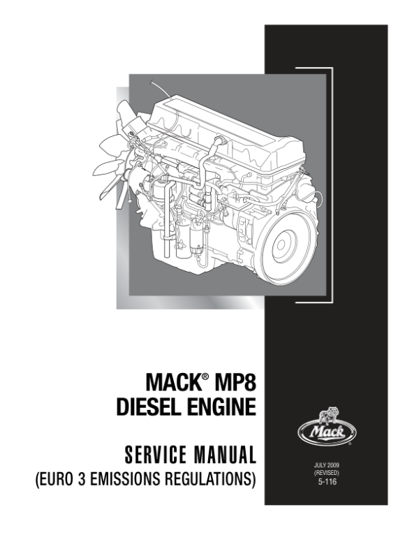 Mack MP8 Euro 3 Diesel Engine Service Manual