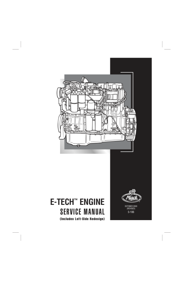 Mack E-Tech Engine Service Manual