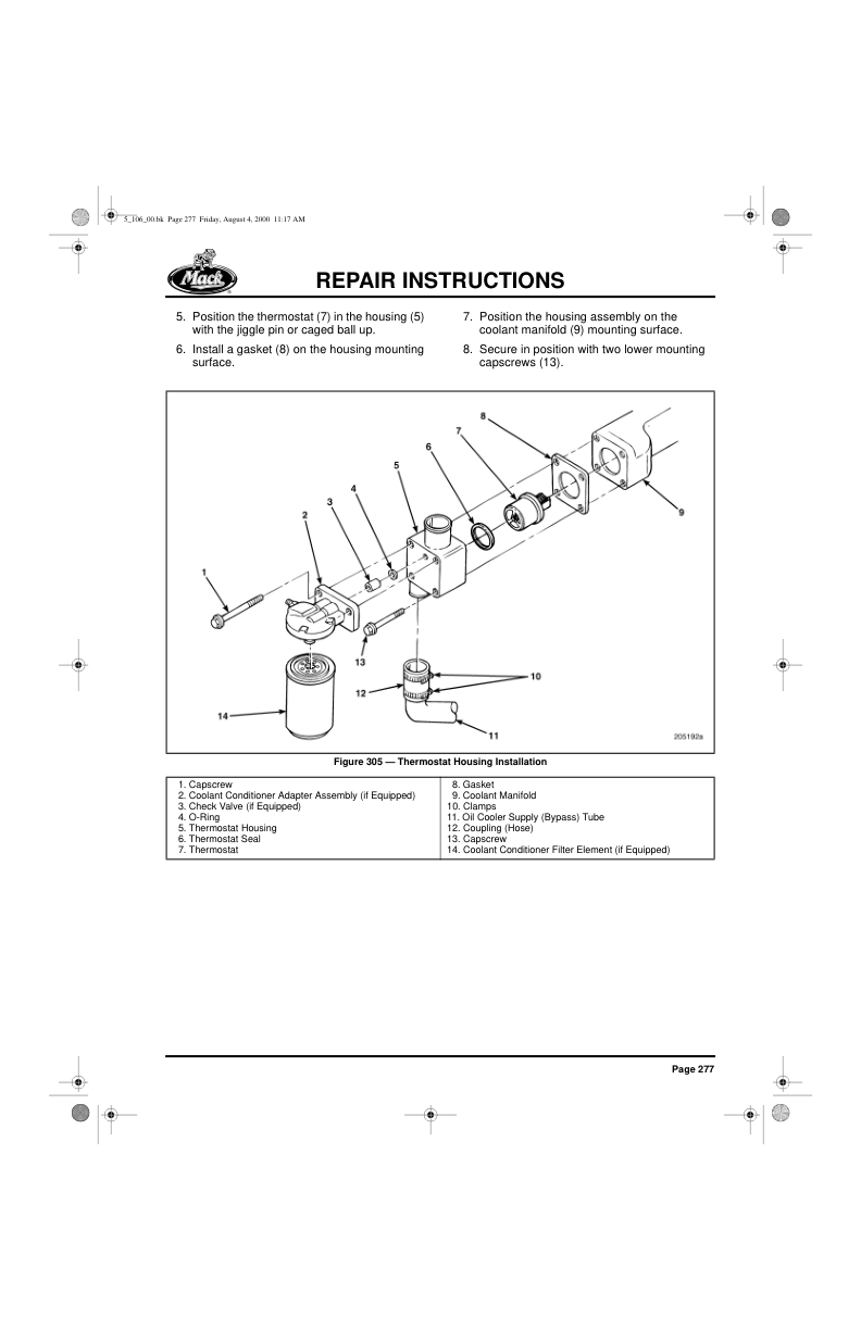 Mack E-Tech Engine Service Manual
