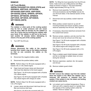 Yale GP135VX, GP155VX, GP155SVX, GP170SVX Forklift H878 Series Repair Manual - Image 4