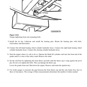 Volvo G780 Motor Grader Repair Service Manual - Image 5