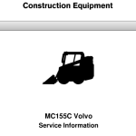 Volvo MC155C Skid Steer Loader Repair Service Manual - Image 1