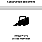 Volvo MC85C Skid Steer Loader Repair Service Manual - Image 1
