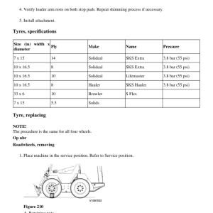 Volvo MC95C Skid Steer Loader Repair Service Manual - Image 5