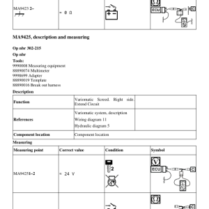 Volvo P5320D ABG Pavers Repair Service Manual - Image 3