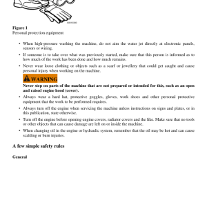 Volvo RW100A Road Widener Repair Service Manual - Image 4