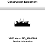 Volvo VB30 Screeds Repair Service Manual - Image 1