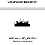 Volvo VB40 Screeds Repair Service Manual - Image 1